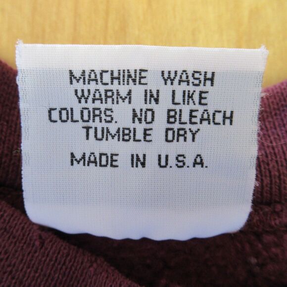 MINNESOTA Golden Gophers VINTAGE Sweatshirt Sz L Maroon U Of M Crewneck Made USA - Picture 7 of 12